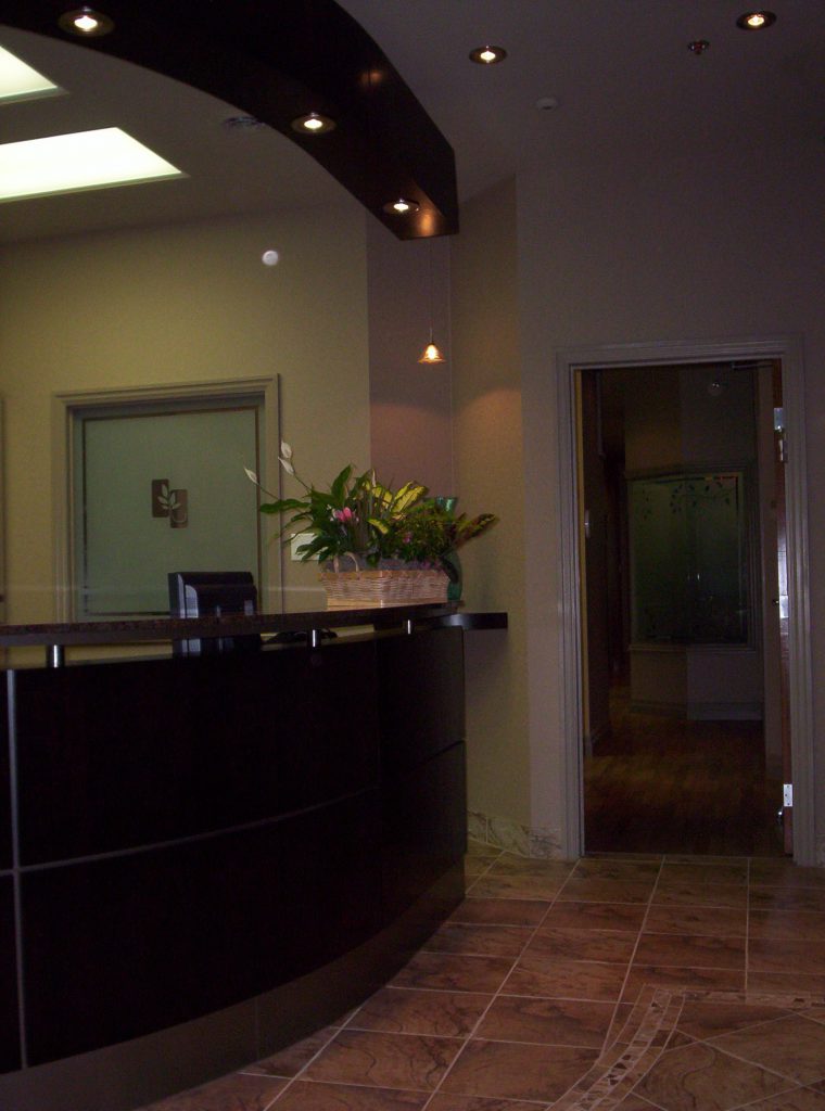 Reception desk